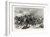 Franco-Prussian War: French Mitrailleusenbatterien Fled from the Saxon Infantry Regiment Friedrich-null-Framed Giclee Print