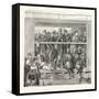 Franco-Prussian War: French Triumphal Train to Berlin, Germany-null-Framed Stretched Canvas