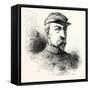 Franco-Prussian War: General Ducrot, Commanding the 2nd Highest Army of Paris, France-null-Framed Stretched Canvas