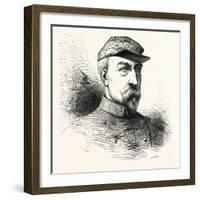 Franco-Prussian War: General Ducrot, Commanding the 2nd Highest Army of Paris, France-null-Framed Giclee Print