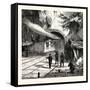 Franco-Prussian War: Guarding the Railway Tunnel Near Saarburg by North German Landwehr, Germany-null-Framed Stretched Canvas
