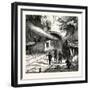 Franco-Prussian War: Guarding the Railway Tunnel Near Saarburg by North German Landwehr, Germany-null-Framed Giclee Print