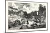 Franco-Prussian War: Hospital in a Village Near Wissembourg, France-null-Mounted Giclee Print