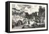 Franco-Prussian War: Hospital in a Village Near Wissembourg, France-null-Framed Stretched Canvas
