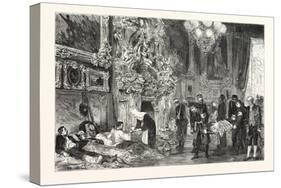 Franco-Prussian War: Hospital in Versailles Palace, France-null-Stretched Canvas