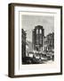 Franco-Prussian War: Library of Strasbourg, Destroyed by the Bombing 1870-null-Framed Giclee Print