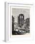 Franco-Prussian War: Library of Strasbourg, Destroyed by the Bombing 1870-null-Framed Giclee Print