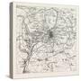 Franco-Prussian War: Map of Vicinity of Metz-null-Stretched Canvas