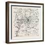 Franco-Prussian War: Map of Vicinity of Metz-null-Framed Giclee Print