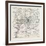 Franco-Prussian War: Map of Vicinity of Metz-null-Framed Giclee Print