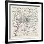 Franco-Prussian War: Map of Vicinity of Metz-null-Framed Giclee Print