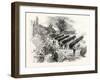 Franco-Prussian War: Naval Gun Battery at St. Ouen, France-null-Framed Giclee Print