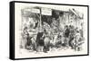 Franco-Prussian War: on the Market of St. Germain. at the Dogs and Cats Butcher. Fresh Rats-null-Framed Stretched Canvas