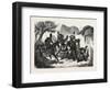 Franco-Prussian War: Patrol of Bavarian Light Cavalry 1870-null-Framed Giclee Print