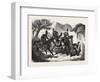 Franco-Prussian War: Patrol of Bavarian Light Cavalry 1870-null-Framed Giclee Print