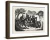 Franco-Prussian War: Patrol of Bavarian Light Cavalry 1870-null-Framed Giclee Print