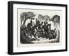 Franco-Prussian War: Patrol of Bavarian Light Cavalry 1870-null-Framed Giclee Print