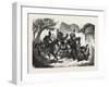 Franco-Prussian War: Patrol of Bavarian Light Cavalry 1870-null-Framed Giclee Print