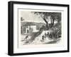 Franco-Prussian War: Picket Below Noisy Le Grand in Front of Fort Nogent. from Left to Right: Fort-null-Framed Giclee Print