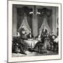 Franco-Prussian War: Plenipotentiary Conference Dealing with Peace in Frankfurt-null-Mounted Giclee Print