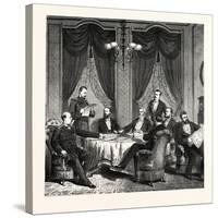Franco-Prussian War: Plenipotentiary Conference Dealing with Peace in Frankfurt-null-Stretched Canvas