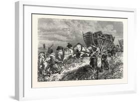 Franco-Prussian War: Procuring of Materials-null-Framed Giclee Print