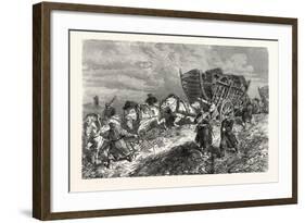 Franco-Prussian War: Procuring of Materials-null-Framed Giclee Print