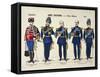 Franco-Prussian War Prussian General Staff: Friedrich Karl of Prussia-null-Framed Stretched Canvas