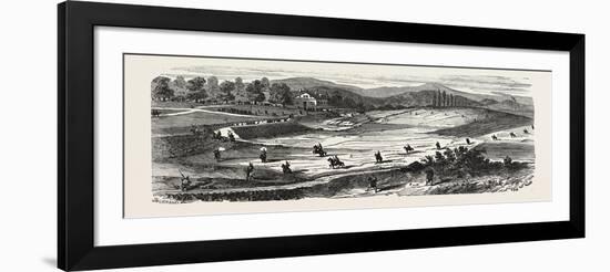 Franco-Prussian War: Reconnaissance in Saarbrucken: 1) Skirmisher of the 66 Regiment. 2) Outpost of-null-Framed Giclee Print