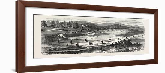 Franco-Prussian War: Reconnaissance in Saarbrucken: 1) Skirmisher of the 66 Regiment. 2) Outpost of-null-Framed Giclee Print