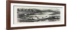 Franco-Prussian War: Reconnaissance in Saarbrucken: 1) Skirmisher of the 66 Regiment. 2) Outpost of-null-Framed Giclee Print