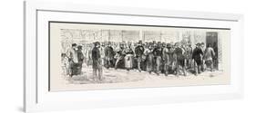 Franco-Prussian War: Reported from Paris Germans are Waiting for their Passports in Order to Leave-null-Framed Giclee Print