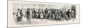 Franco-Prussian War: Reported from Paris Germans are Waiting for their Passports in Order to Leave-null-Mounted Giclee Print