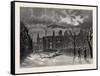 Franco-Prussian War: Ruins of the Palace of Saint-Cloud-null-Framed Stretched Canvas