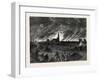 Franco-Prussian War: Strasbourg Fire During the Night Bombing of 25 August 1870-null-Framed Giclee Print