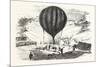 Franco-Prussian War: the Balloon Neptune on the St. Pierre De Montmartre Square-null-Mounted Giclee Print