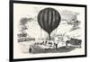 Franco-Prussian War: the Balloon Neptune on the St. Pierre De Montmartre Square-null-Framed Giclee Print