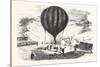 Franco-Prussian War: the Balloon Neptune on the St. Pierre De Montmartre Square-null-Stretched Canvas