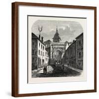 Franco-Prussian War: the Black Door, Besançon, 1870-null-Framed Giclee Print