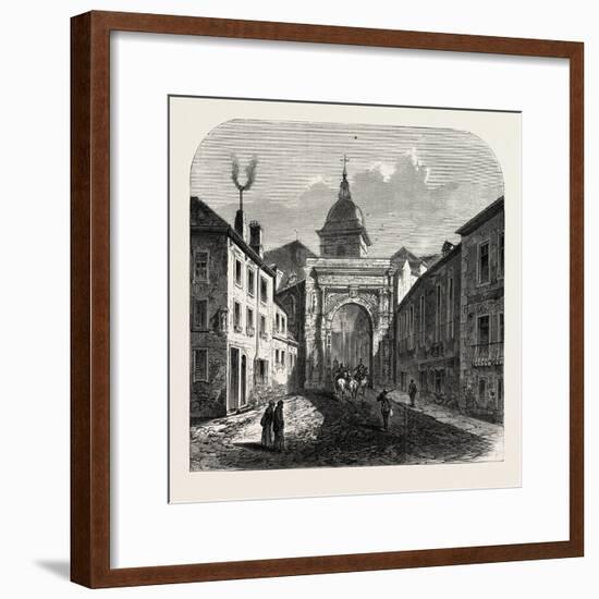 Franco-Prussian War: the Black Door, Besançon, 1870-null-Framed Giclee Print