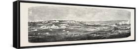 Franco-Prussian War: the Bombardment of Paris. General View Taken of the German Positions from Chat-null-Framed Stretched Canvas