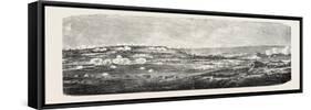 Franco-Prussian War: the Bombardment of Paris. General View Taken of the German Positions from Chat-null-Framed Stretched Canvas