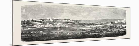 Franco-Prussian War: the Bombardment of Paris. General View Taken of the German Positions from Chat-null-Mounted Giclee Print