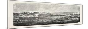 Franco-Prussian War: the Bombardment of Paris. General View Taken of the German Positions from Chat-null-Mounted Giclee Print