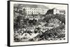 Franco-Prussian War: the Citadel of Laon after the Explosion, September 9 1870-null-Framed Stretched Canvas