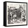 Franco-Prussian War: the Last Germans in Paris, France-null-Framed Stretched Canvas