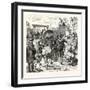 Franco-Prussian War: the Last Germans in Paris, France-null-Framed Giclee Print