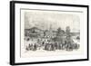 Franco-Prussian War: the New Paris Observatory. View of the Trocadero Square During the Battle at L-null-Framed Giclee Print