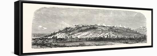 Franco-Prussian War: the North Side of Mont D'Avron During the Bombardment by the Germans on 27 Dec-null-Framed Stretched Canvas