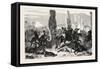 Franco-Prussian War: the Third Saxon Cavalry Regiment at the Fight of Buzancy, August 27 1870-null-Framed Stretched Canvas